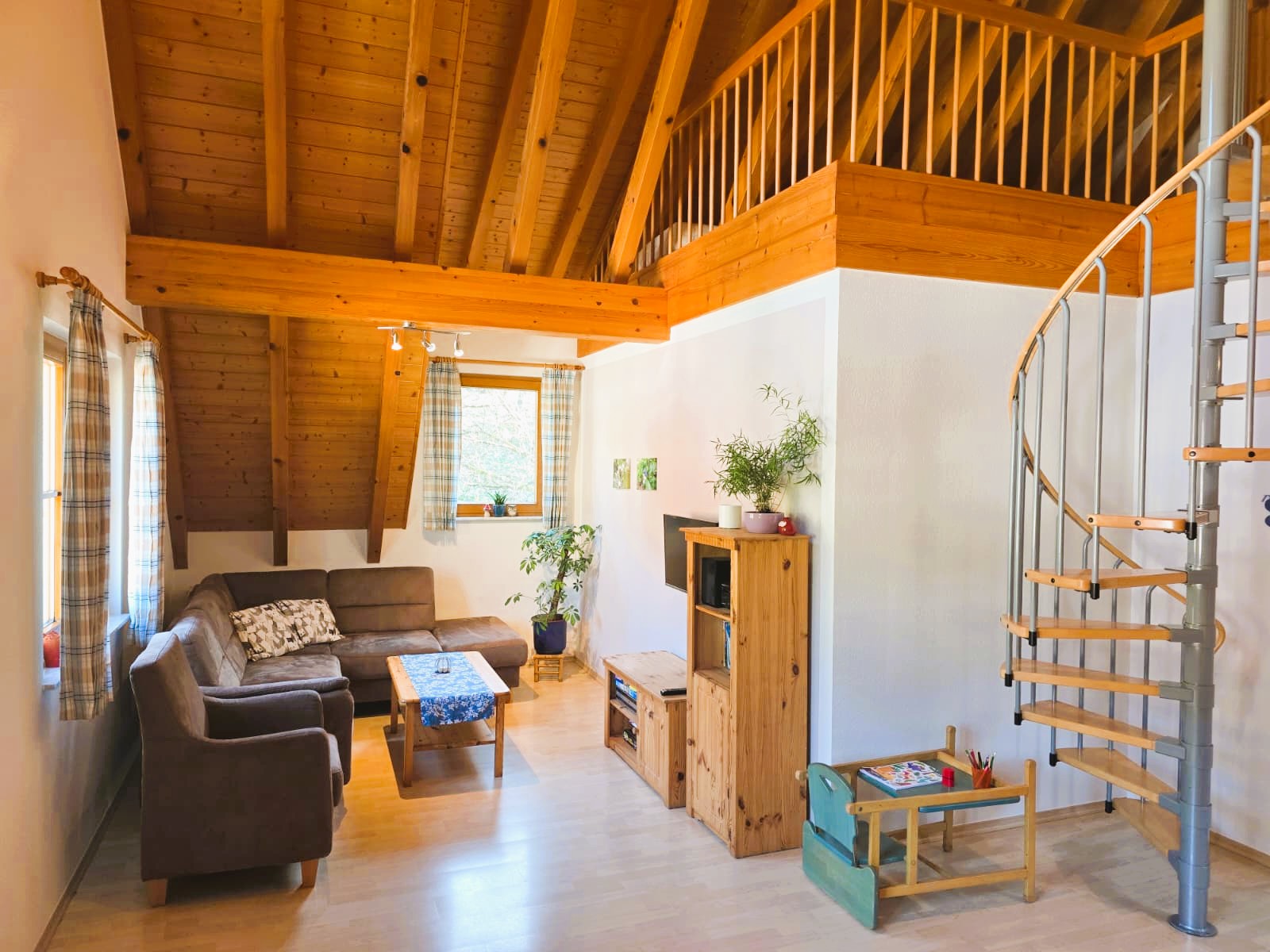 Wohnzimmer Weißtanne